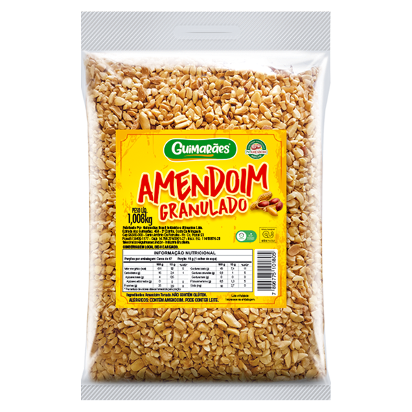 Amendoim Torrado Granulado 1.008kg