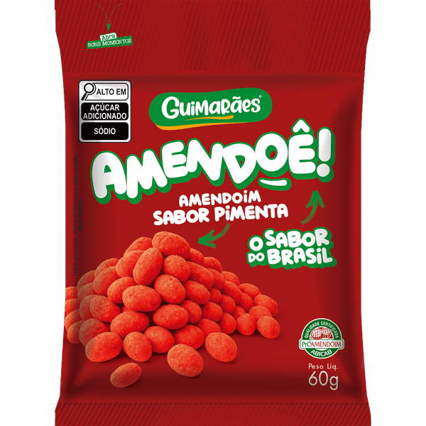 Amendoim Sabor Pimenta 60g
