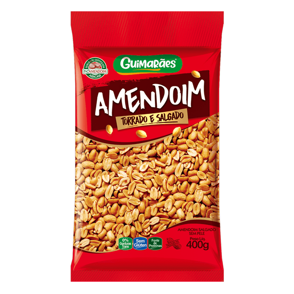 Amendoim Torrado Salgado 400g