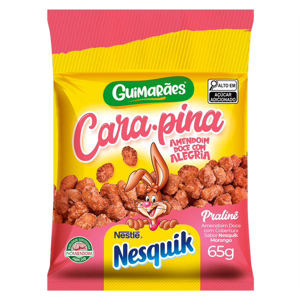 Amendoim Doce Carapina com Nesquik 65g