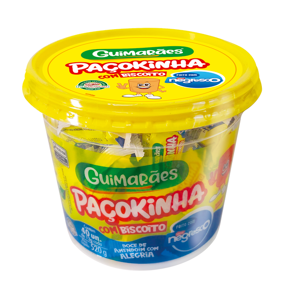 Paçokinha Rolha Negresco Pote 520g C/40un