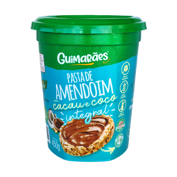 Pasta De Amendoim Integral Leitinho Sem Açucar Cremosa 450gr