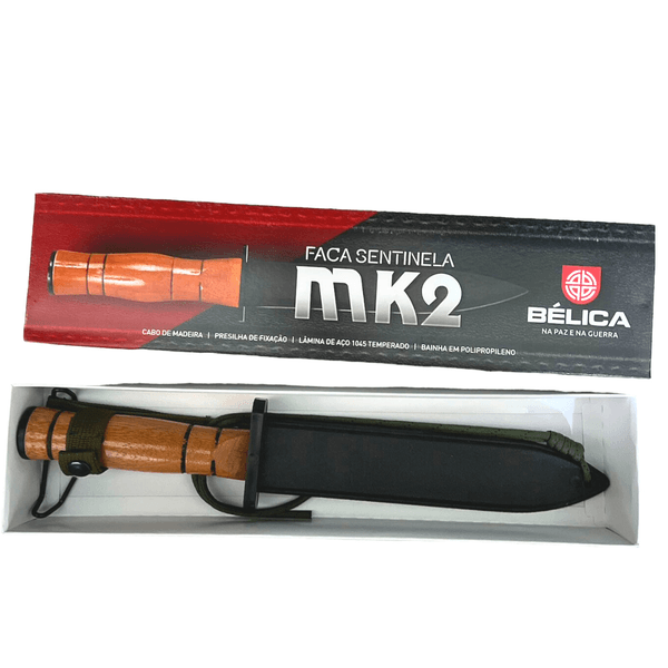 Faca Mk2 Madeira - Original Bélica