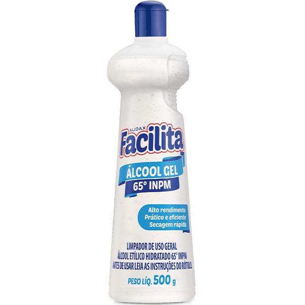 ALCOOL GEL 65% 500 GR FACILITA AUDAX