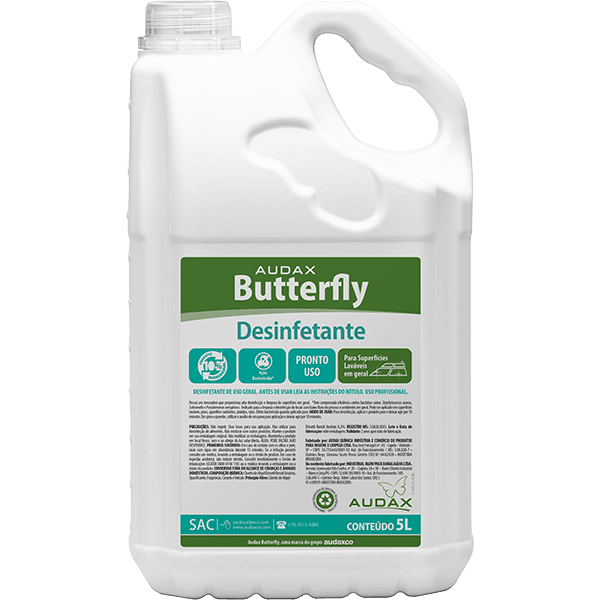 DESINFETANTE 5L EUCALIPTO BUTTERFLY AUDAX