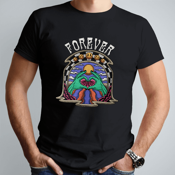 Camiseta T-Shirt Masculina Black Forever 