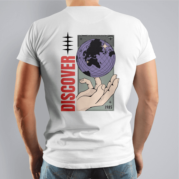 Camiseta T-Shirt Masculina White Discover