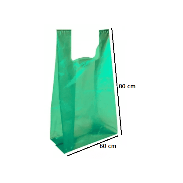 SACOLA VERDE(A) 60X80 - PCTE 4 KG