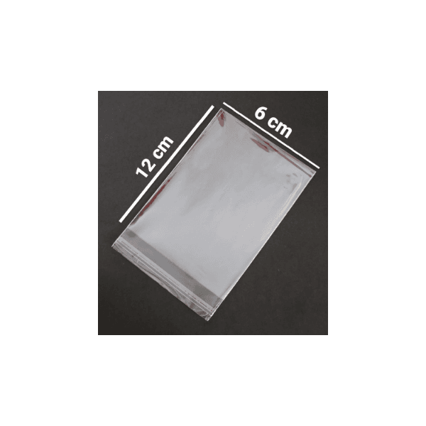 SACO PLASTICO PP ADESIVADO 06x12 - PCTE 100 UNID 