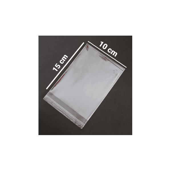 SACO PLASTICO PP ADESIVADO 10x15 - PCTE 100 UNID 