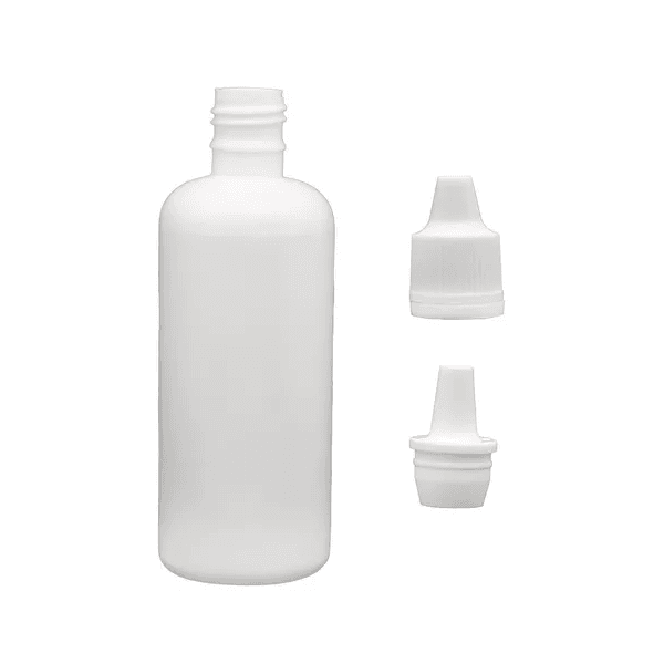 FRASCO BRANCO 0100ML BATOQUE - PCTE 50 UNID 