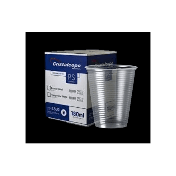COPO CRISTALCOPO (PS) 180 ML - Cx 2500 UNID