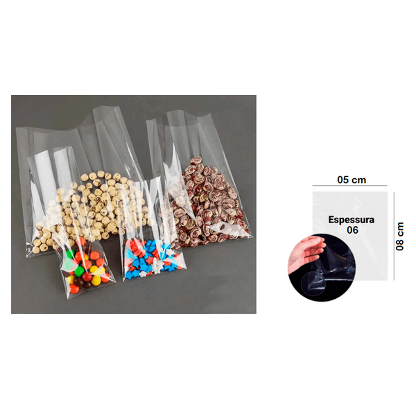 SACO POLIPROPILENO 05X08X06 - PCTE 1000 UNID 