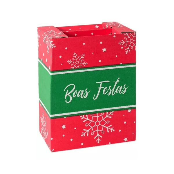 CAIXA CESTA NATAL 30x18x39 (M) - PCTE C/ 25 UNID