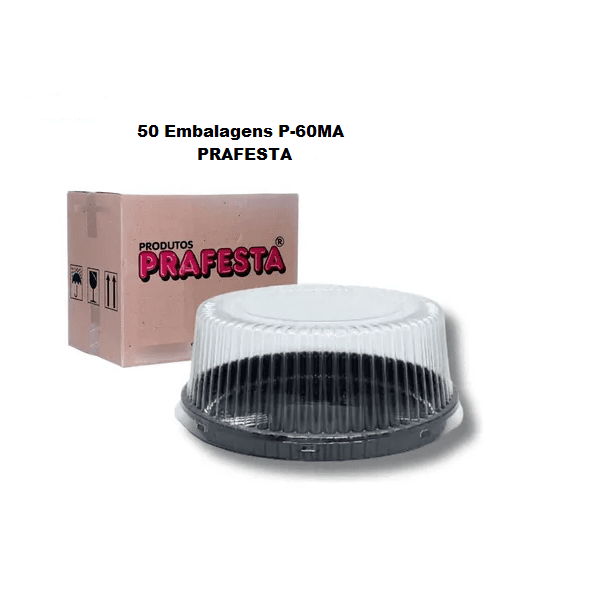 EMBALAGEM BOLO 29x13 P-60MA PRAFESTA CAIXA 50 UNID