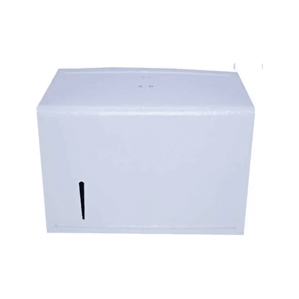 DISPENSER TOALHA PAPEL METAL BRANCO - UNID