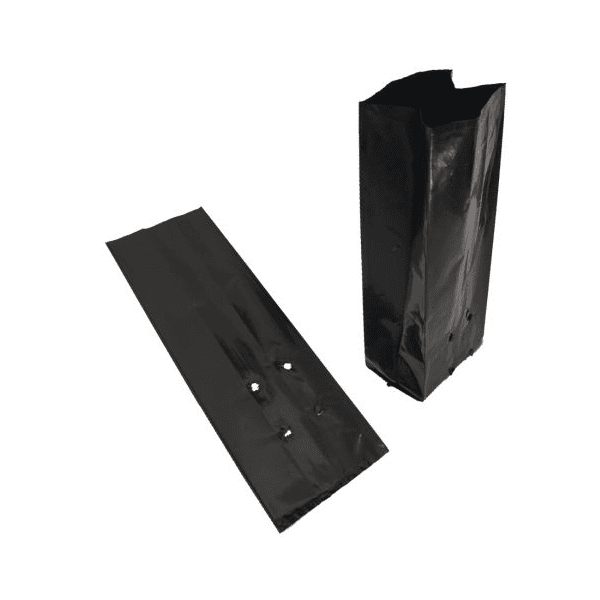 SACO PLASTICO MUDAS 20x32x12 - PCTE 1 KG (+- 120 UNID)