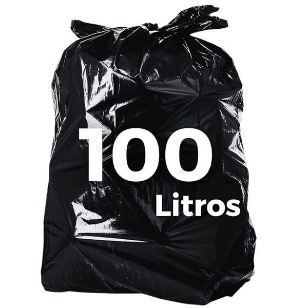 SACO LIXO 100 LITROS 75x100x08 - PCTE 1 KG