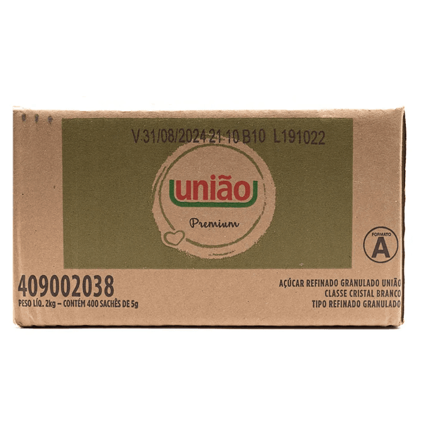 SACHE DE ACUCAR UNIAO 5G - Cx 400 UNID