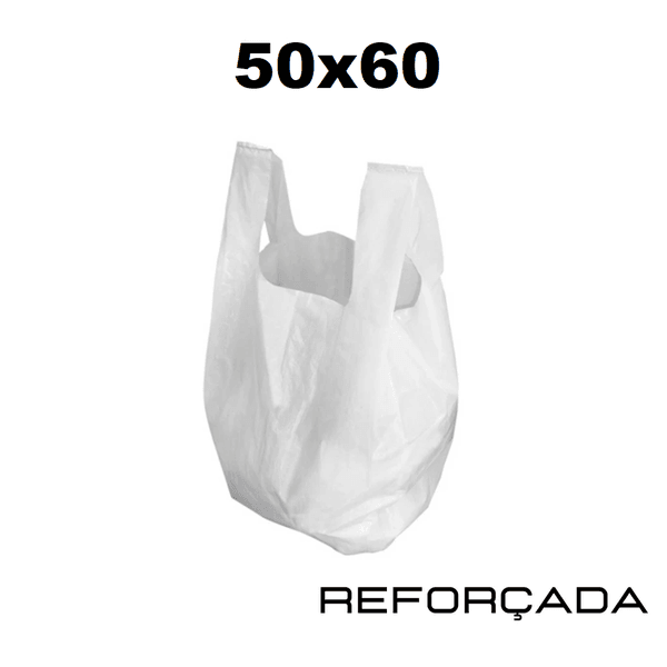 SACOLA PLASTICA 50X60 TRATADA - PCTE 2,5 KG