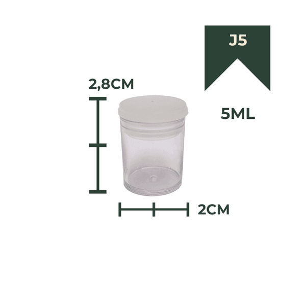 POTE CRISTAL 05ML J-05 - PCTE 50 UNID 