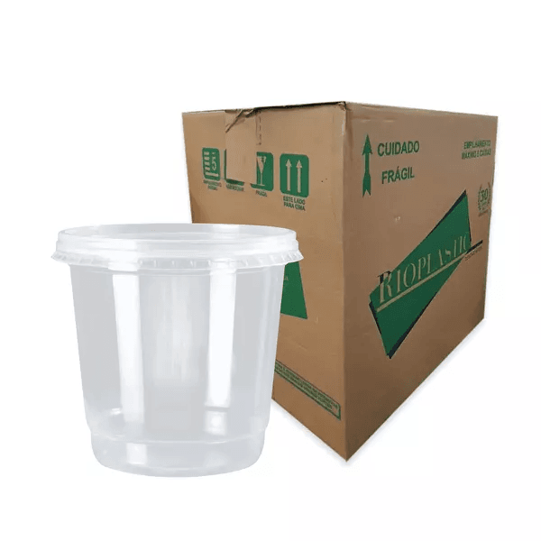 POTE REDONDO 1500G RIOPLASTIC - CX 180 UNID 