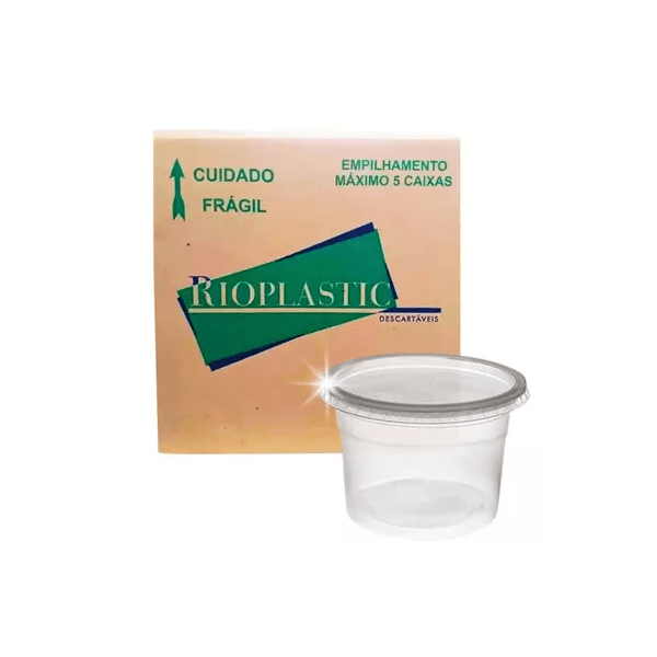POTE REDONDO 0500G RIOPLASTIC - CX 300 UNID