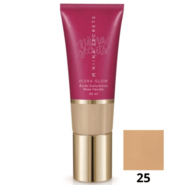 Base Líquida Hidra Glow Cor 25 - Niina Secrets 