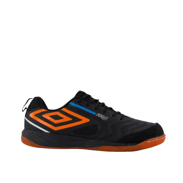 Chuteira Futsal Umbro Pro 5 Bump Unissex - Preto+L... - SOU ESPORTES