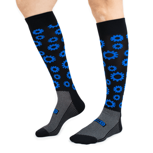 Meia Marcio May Sports Extra Blue Gear