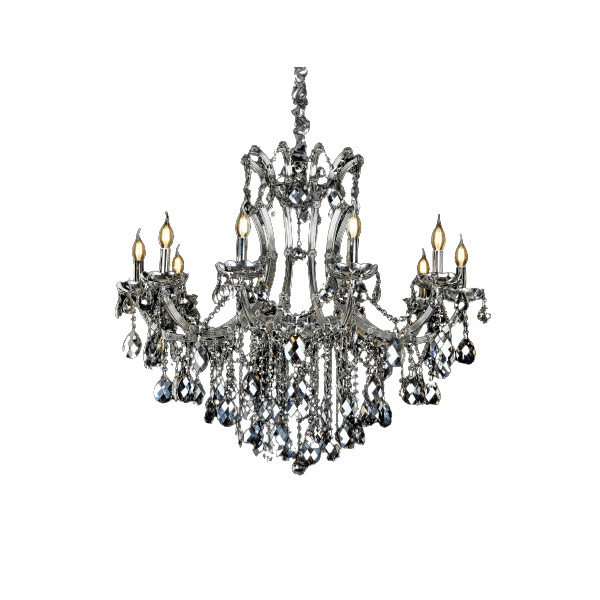 Lustre Eva - Cristal Fumê