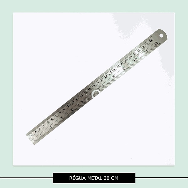 Régua Metal - 30cm