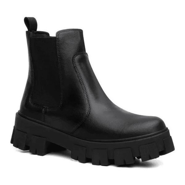 Bota Sint tica Solado De Borracha Antiderrapante Confort vel