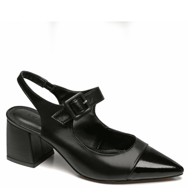 SCARPIN LUXUS COURO PRETO