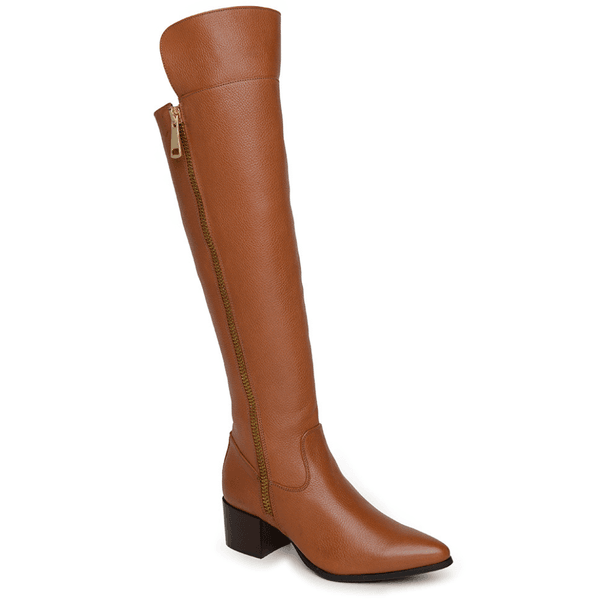 BOTA OVER COURO PREMIUM CARAMELO