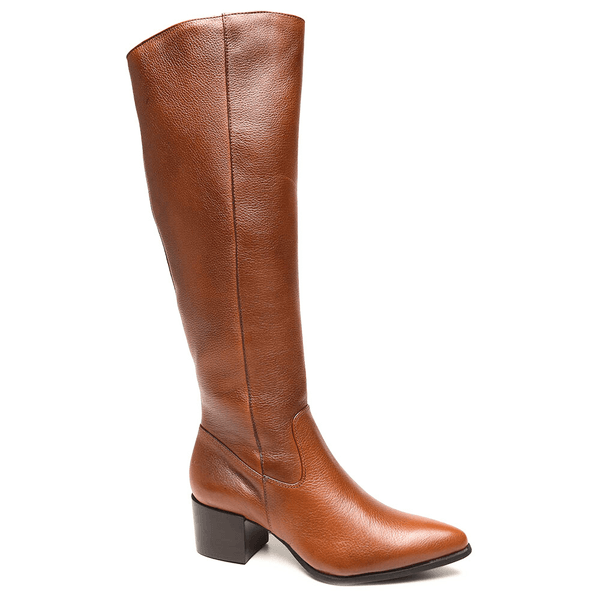 BOTA CAPRI COURO CARAMELO