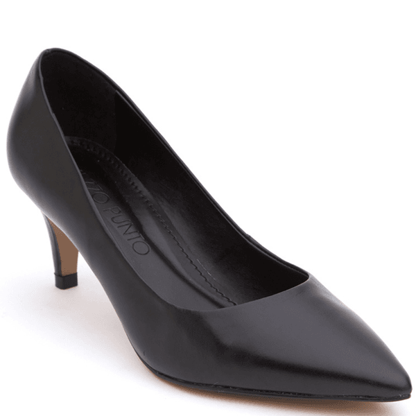 SCARPIN CLÁSSICO EM COURO PRETO