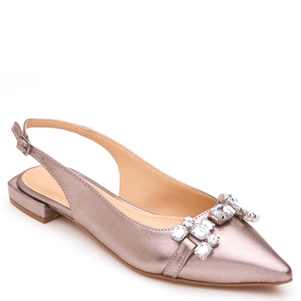 SAPATILHA COURO CRISTAL ONIX