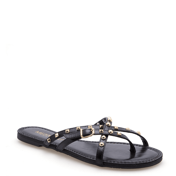 SANDALIA COURO TORINO PRETO
