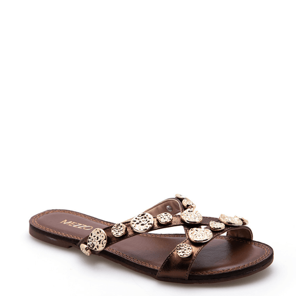 SANDALIA COURO CRISTAL 