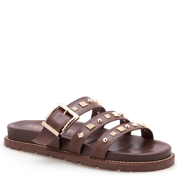  PAPETE COURO PREMIUM CAFÉ COM TACHAS
