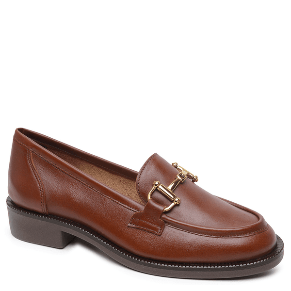 MOCASSIM GENOVA COURO MARROM