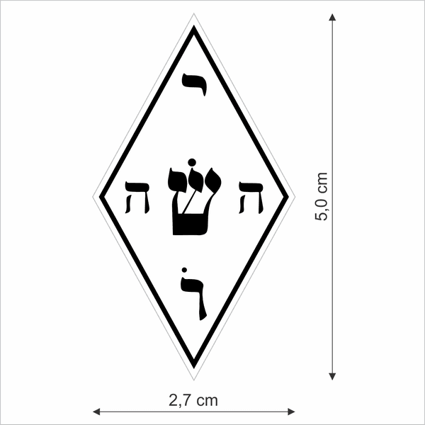 Adesivo Radiônico Yoshua - 6 unidades - 5 cm