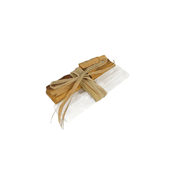 Kit de Purificacao e Limpeza - Selenita e Palo Santo