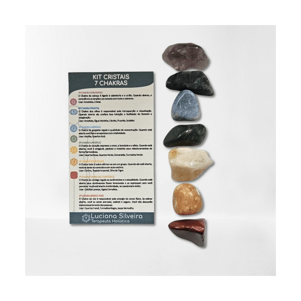 KIT Cristais dos 7 Chakras - Reiki