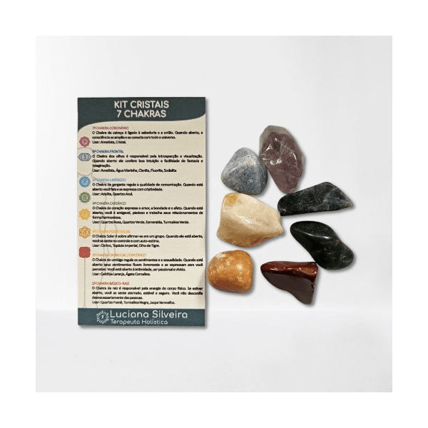 KIT Cristais dos 7 Chakras - Reiki