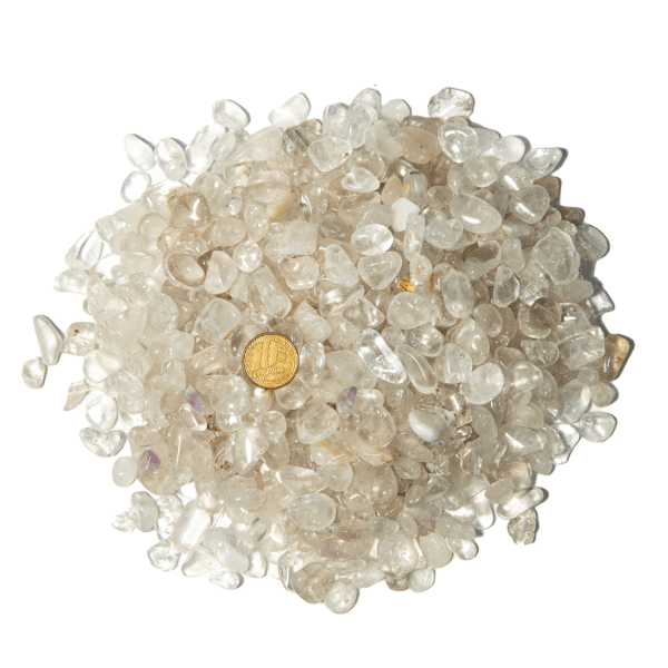 Quartzo Transparente Rolado P - Pacote Atacado 100g