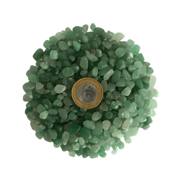 Quartzo Verde Rolado P - Pacote Atacado 100g