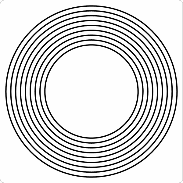 Gráfico Nove Círculos PS PVC