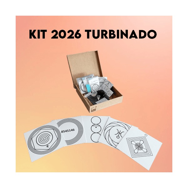 KIT 2026 TURBINADO - SAÚDE, HARMONIA, AMOR, PROTEÇÃO E PROSPERIDADE